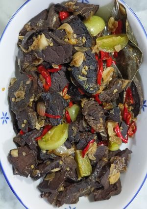 Foto resep Oseng Paru Pedas