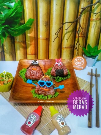 Cara Mudah Membuat Resep  Onigiri Beras Merah👩‍🍳 yang Enak, Menggugah Selera