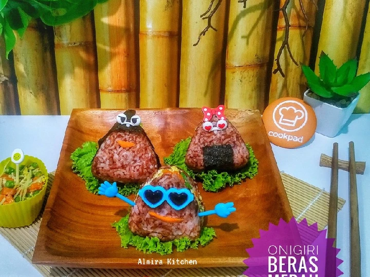 Cara Mudah Membuat Resep  Onigiri Beras Merah👩‍🍳 yang Enak, Menggugah Selera
