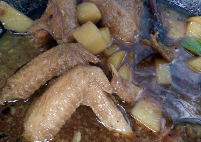Resep Bistik sayap with kentang yang Lezat