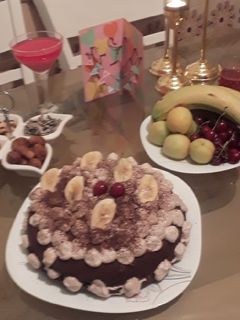 عکسی از دستور کیک تولد دونفره همسری😻