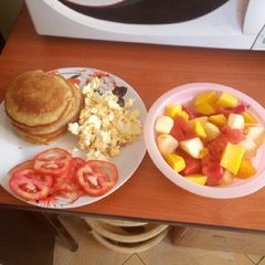 A picture of Banana pancakes #breakfastcontest.
