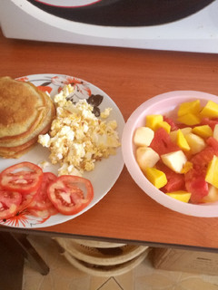 A picture of Banana pancakes #breakfastcontest.