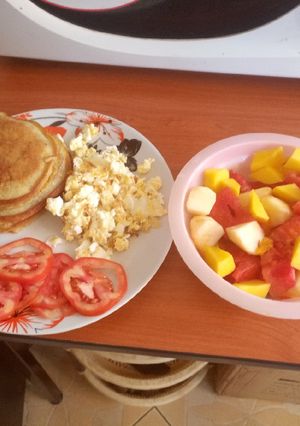 A picture of Banana pancakes #breakfastcontest.