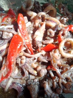 Foto resep Cumi pedas manis sederhana