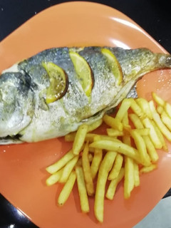 Una foto de Dorada al horno