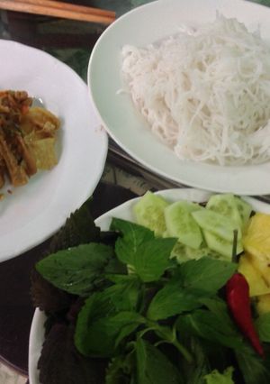 Hình của món Mắm thái chay.