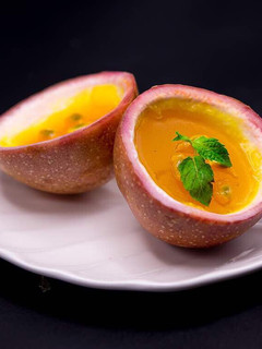 A picture of Passion fruit and mint jelly.