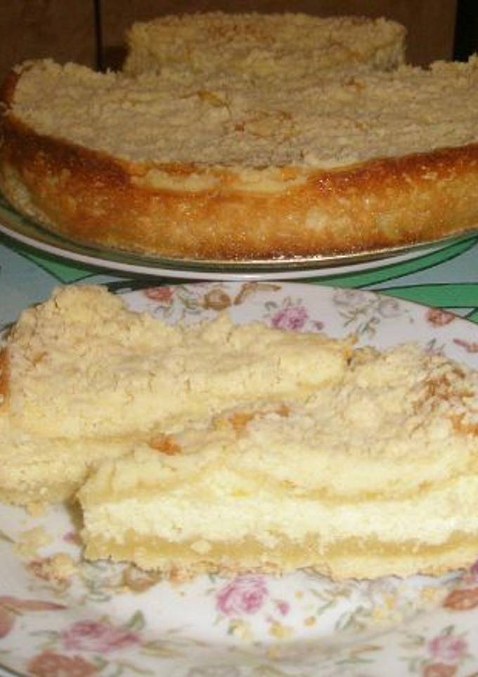 Сирний пиріг (із коров'ячого домашнього сиру)