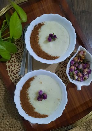 عکسی از دستور فرنی با طعم هل و زنجبیل