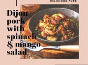 A picture of pork dijon