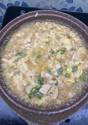 Foto resep Bubur telur puyuh buncis