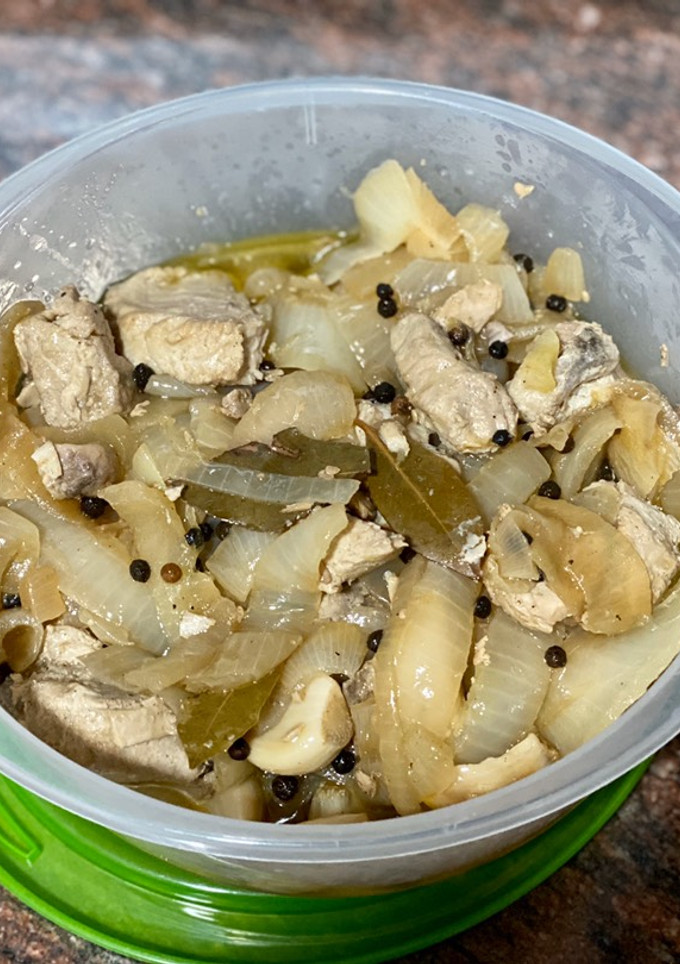 Una foto de Bonito en escabeche