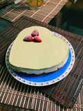 Cheesecake de Matcha y Fresas