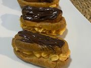 Una foto de profiteroles con maizena