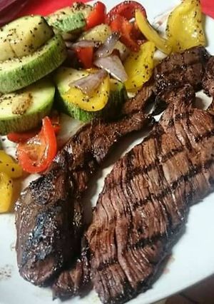 Una foto de Arracheras a la mexicana para San Valentin