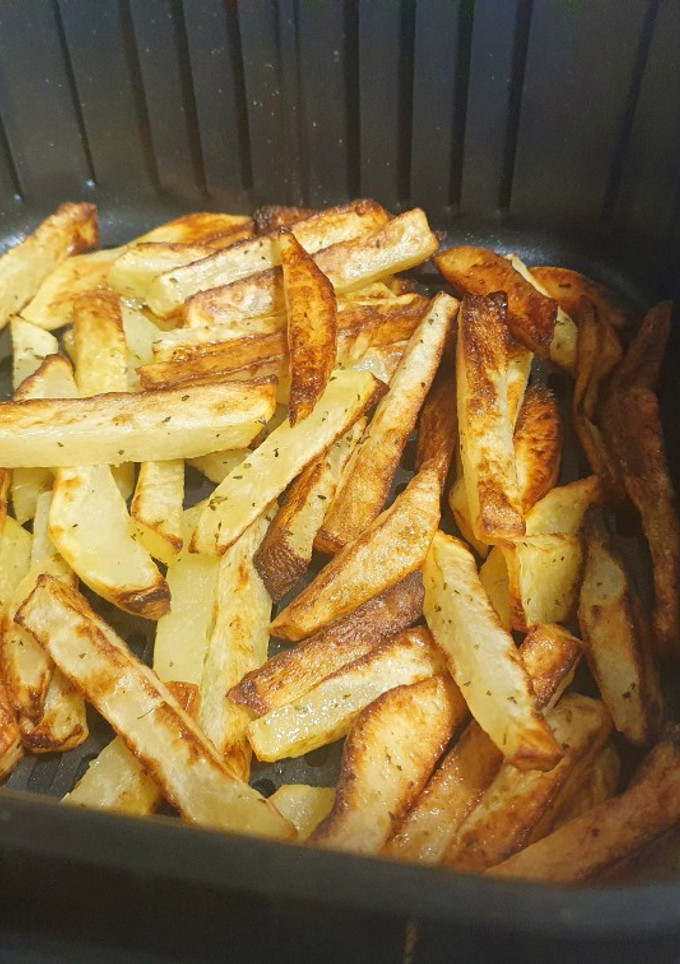 Una foto de Patatas fritas en freidora de aire Cosori