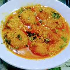A picture of Kashmiri Dum aloo.