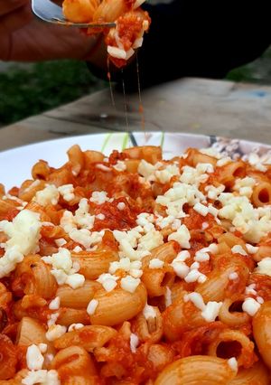 रेड सॉस पास्ता (red sauce recipe in Hindi) रेसिपी मुख्य फोटो