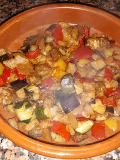 Una foto de Verduras salteadas al vino blanco