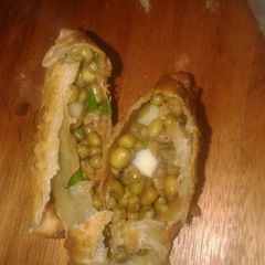 A picture of Green grams samosa.