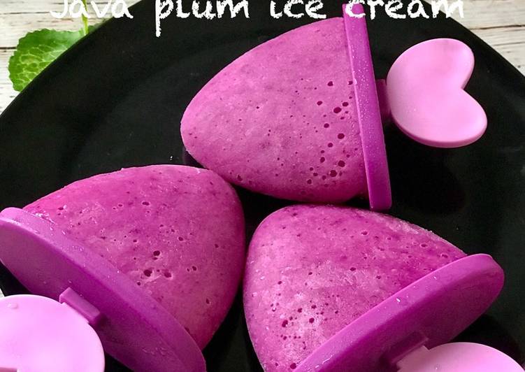 Java plum ice cream