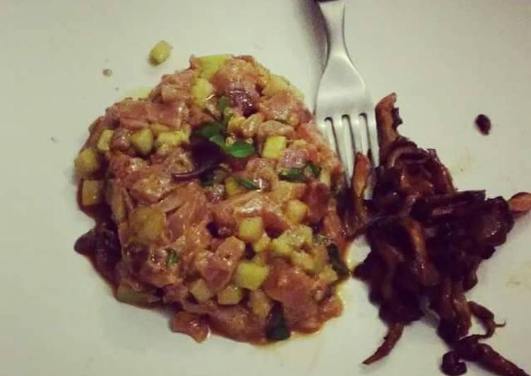 Tartar de atum fresco - Tudogosreceitas