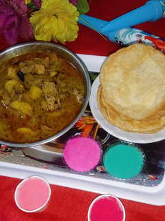 कटहल की सब्जी पूरी रेसिपी मुख्य फोटो