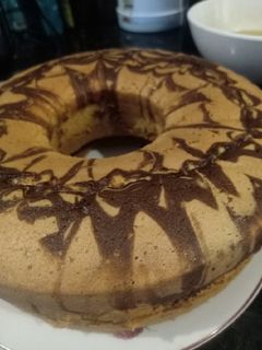 Foto resep Zebra cake empuk (All in one anti gagal)