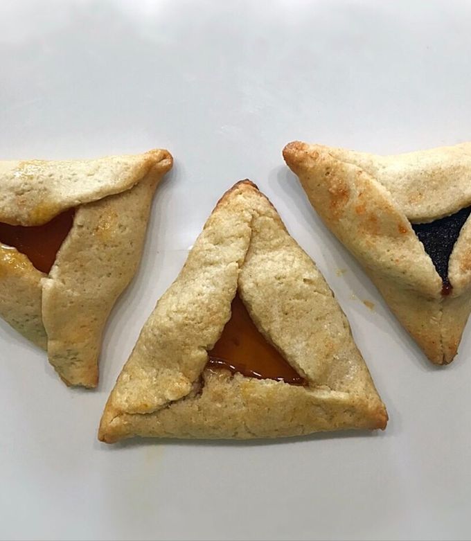 Una foto de Oznei Hamán u orejas de Hamán de Purim ® (Galletitas rellenas)