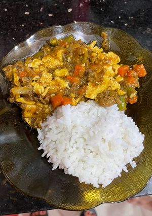 Foto resep Hamburg Patty Saus Curry Kari Jepang ala Tintin