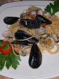 Spaghetti cozze e vongole