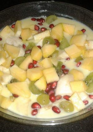 A picture of Kaser Fruit custard.