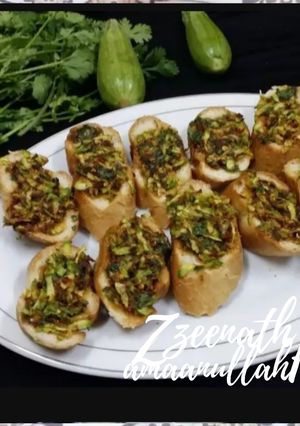 A picture of Zucchini Garlic Bread.