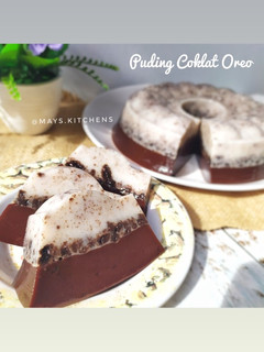 Foto resep Puding Coklat Oreo