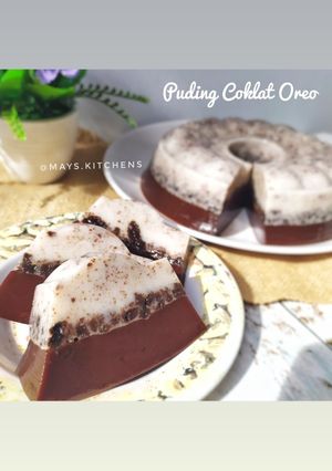 Foto resep Puding Coklat Oreo
