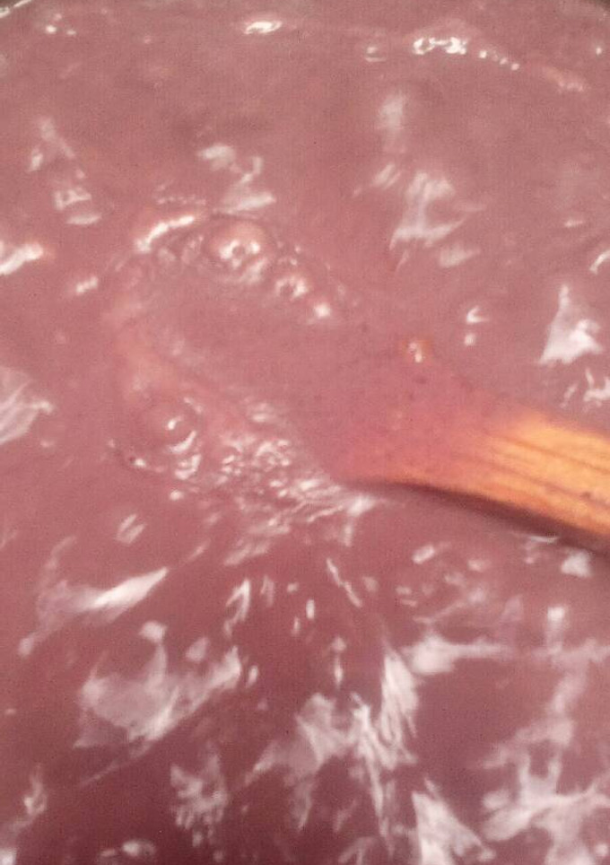 Una foto de Frijoles negros colados