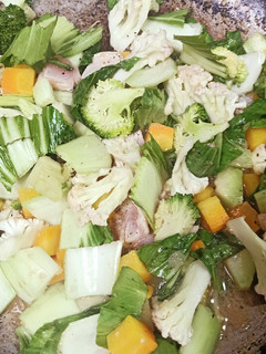 Foto resep Ca sayur sehat (no msg,minyak) plus dada ayam panggang