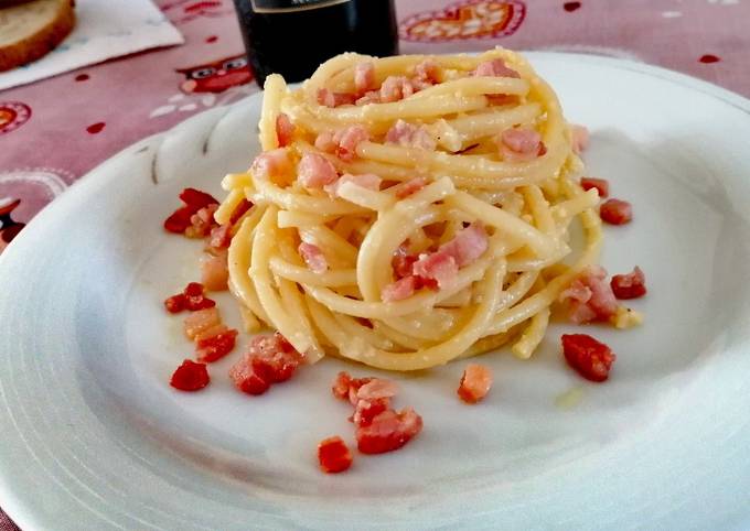 Meraviglia (bucatini alla carbonara)