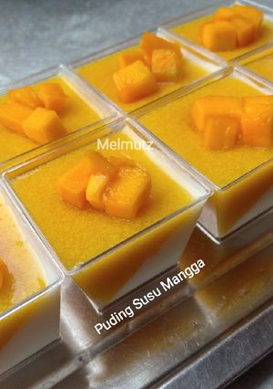 Foto resep 37. Puding Susu Mangga