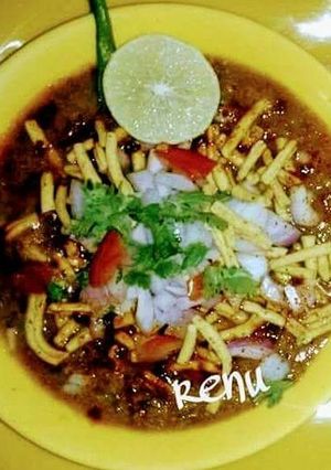 A picture of Moong Sprout Usal/ Sabji.