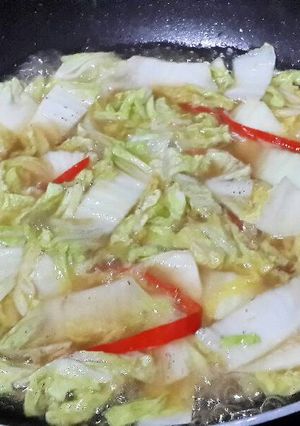 Foto resep Sawi Putih Tumis Bawang Putih