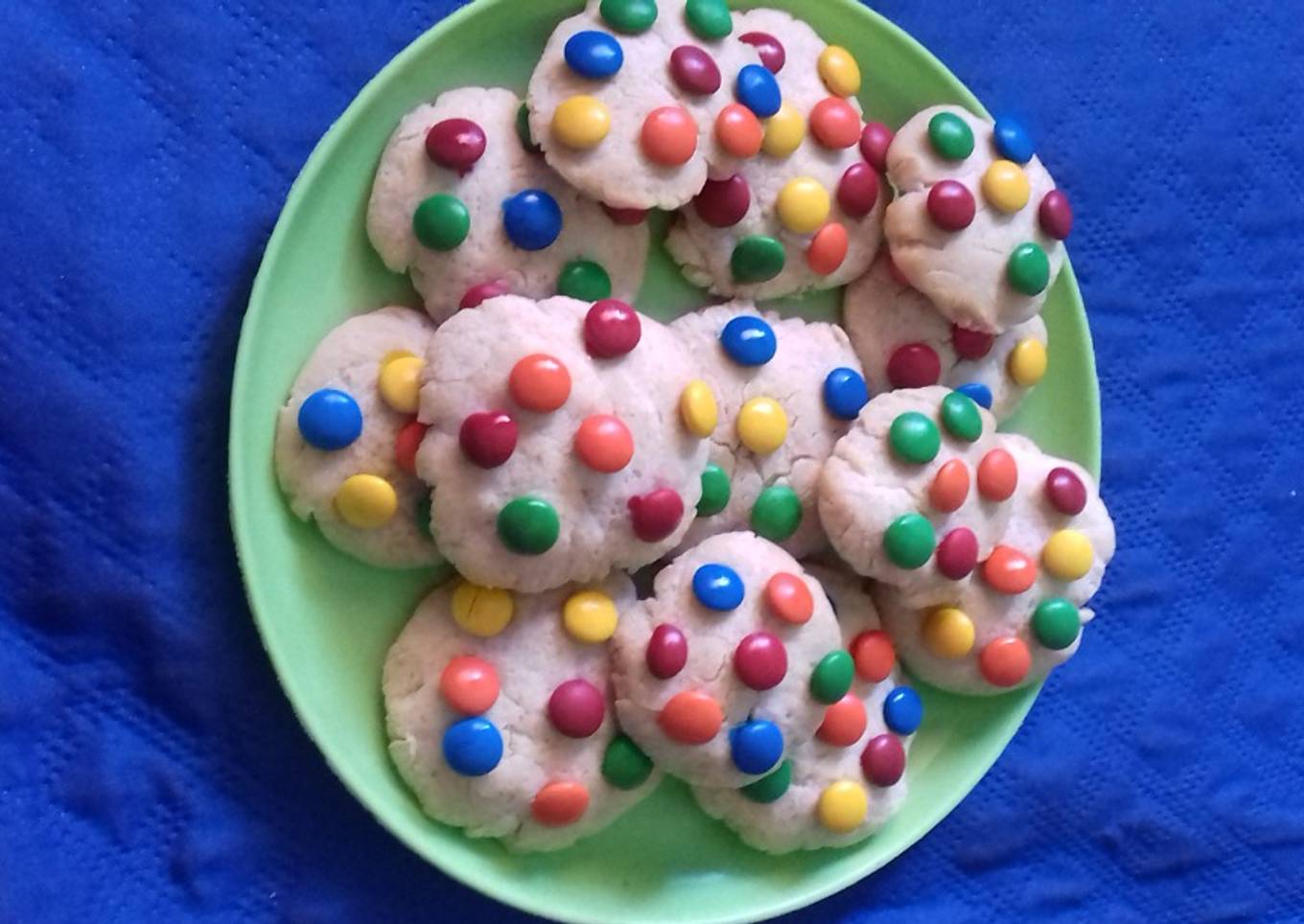 Galletas de M&M's en Microondas