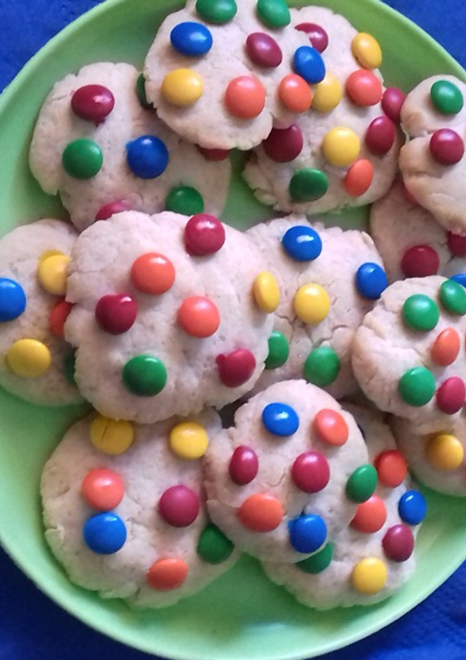 Una foto de Galletas de M&M's en Microondas