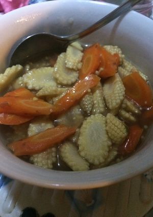Foto resep Cah jagung muda