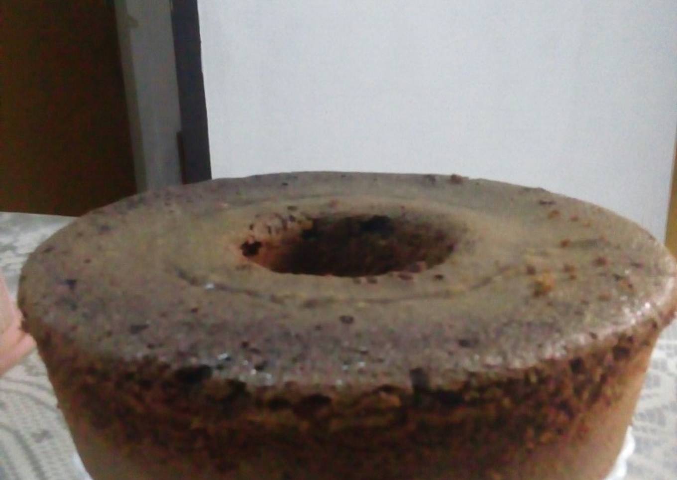 Bolu tepung ketan hitam panggang