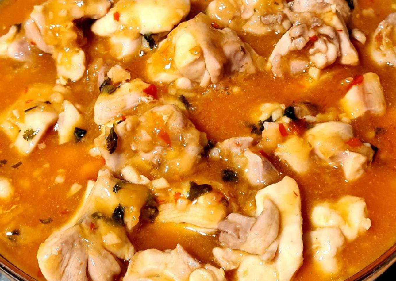 Pollo thai sweet chilli thailandes