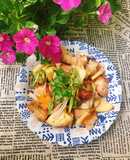 Thịt Heo Quay Xào Kim Chi Su Hào