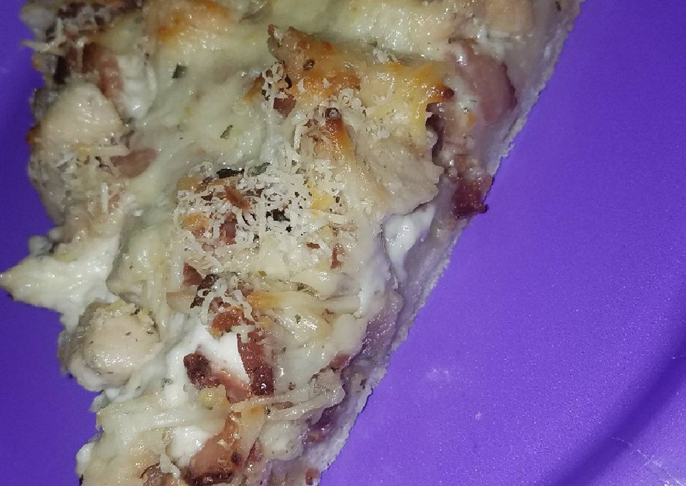 Chicken Bacon Ranch Pizza