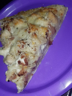 A picture of Chicken Bacon Ranch Pizza.